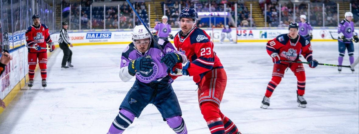 PRE-GAME REPORT: WOLF PACK AND THUNDERBIRDS RENEW ‘I-91 RIVALRY’