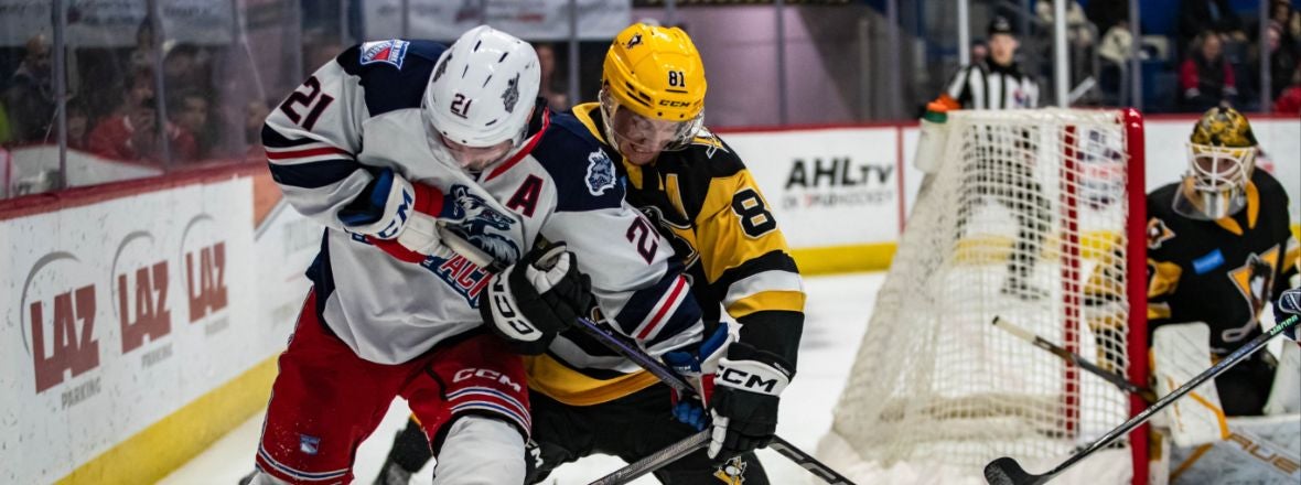 WOLF PACK DROP 6-2 DECISION TO PENGUINS