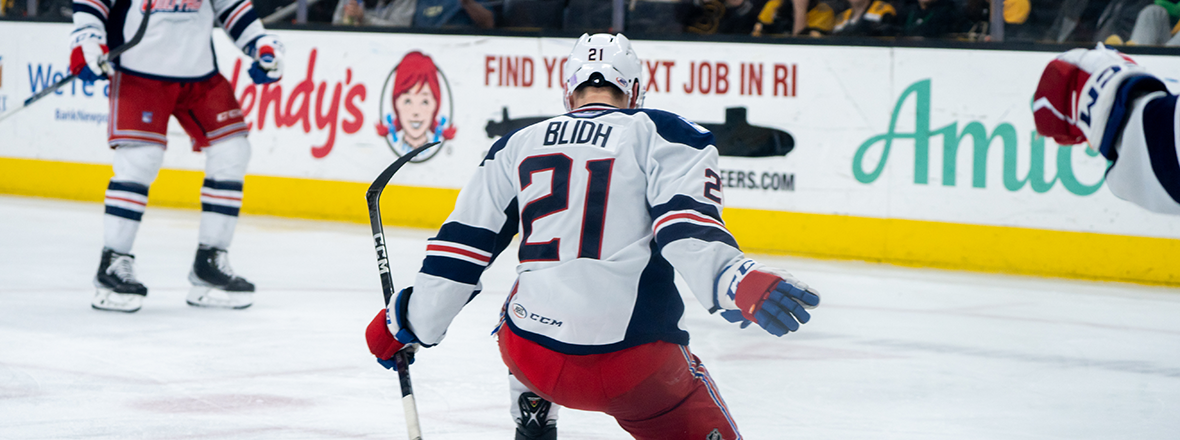 RANGERS RECALL FORWARD ANTON BLIDH FROM WOLF PACK