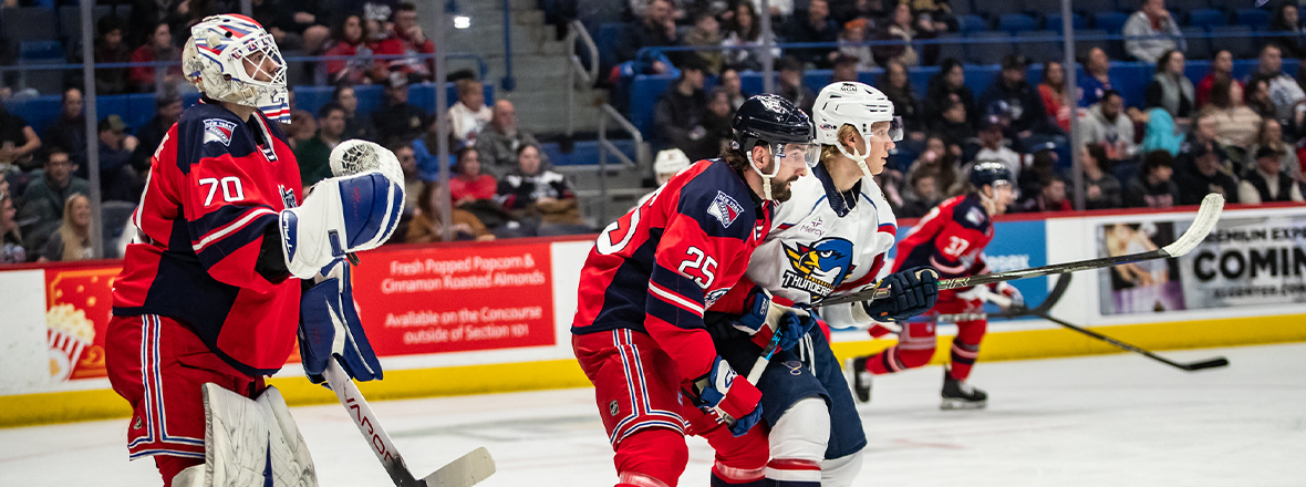 BLAKE HILLMAN THE SHOOTOUT HERO AS WOLF PACK DOWN THUNDERBIRDS 4-3