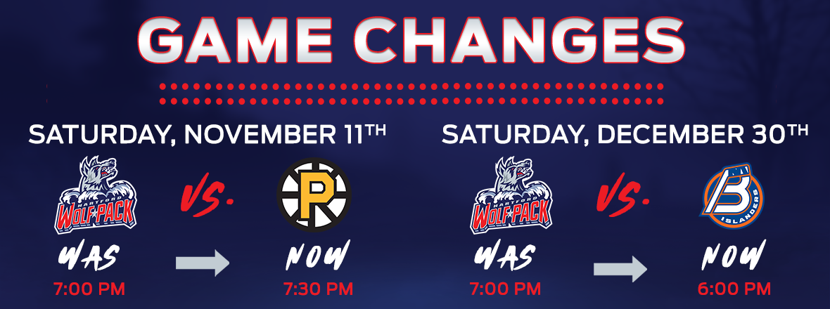 Monsters announce changes to the 2023-24 regular season schedule