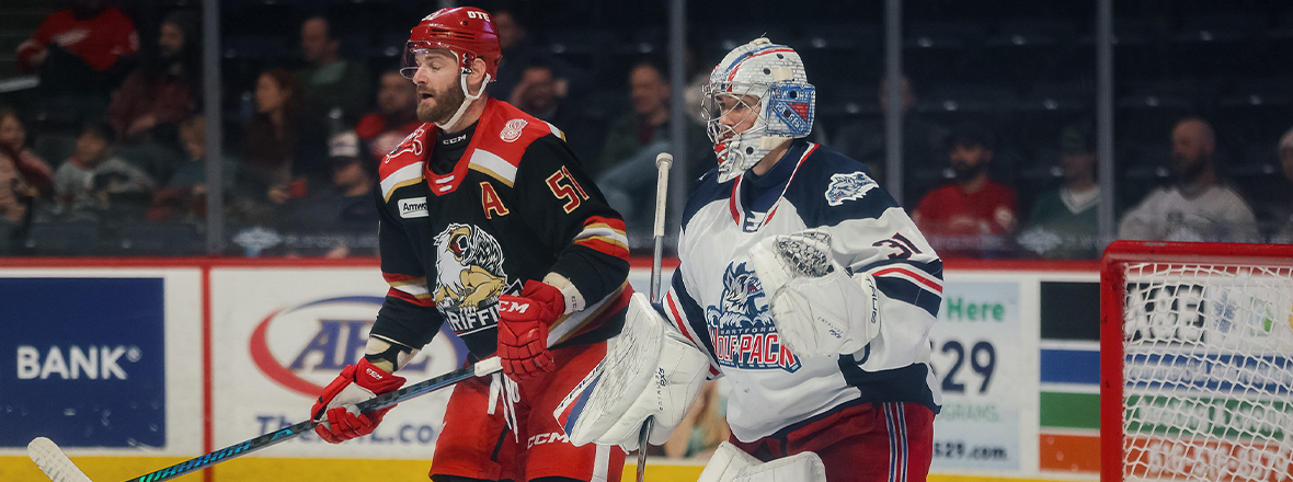 WOLF PACK LOSE HEARTBREAKER 2-1 TO GRIFFINS