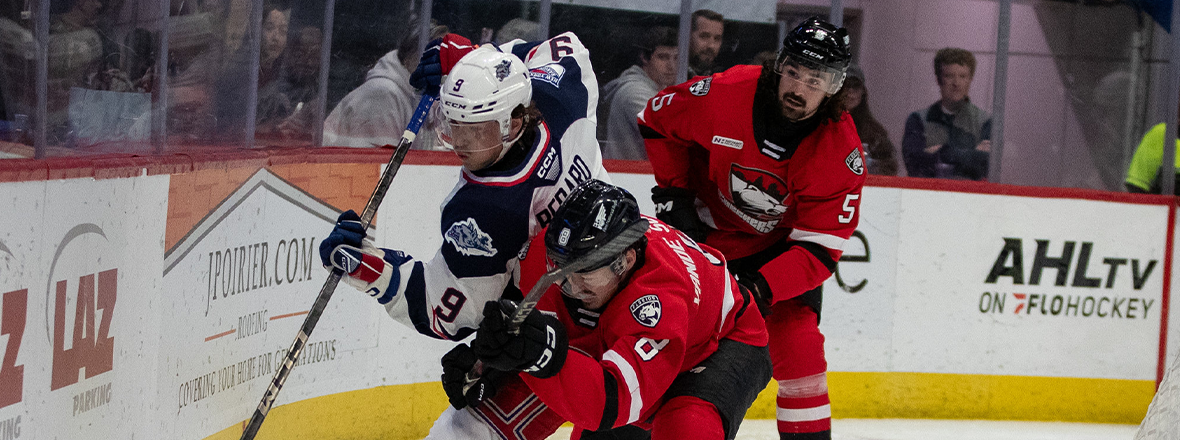 BRANDON SCANLIN BLASTS HOME WINNER AS WOLF PACK DUMP CHECKERS 4-2