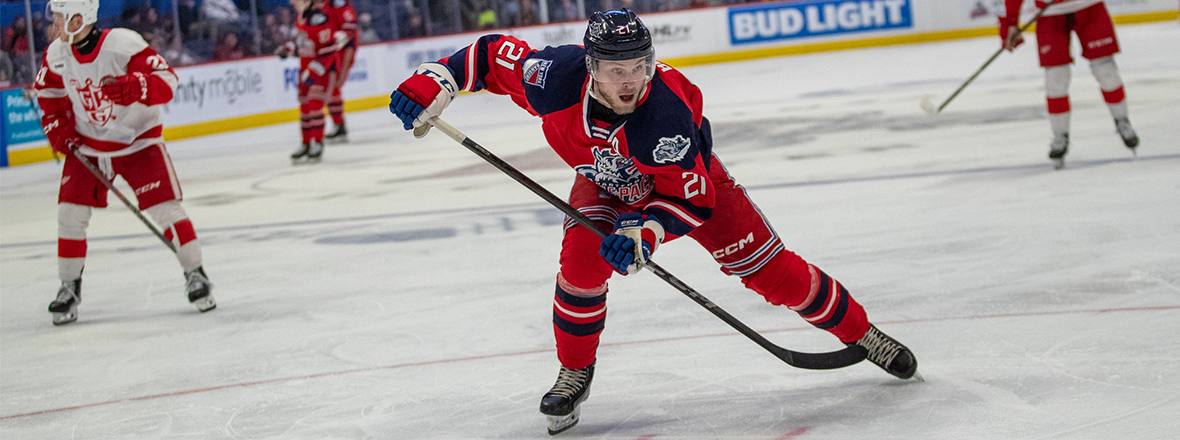 RYDER KORCZAK COMPLETES COMEBACK AS WOLF PACK DOWN GRIFFINS 3-2 IN OVERTIME