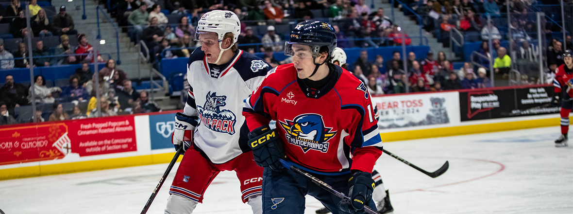 WOLF PACK’S WINNING STREAK SNAPPED BY THUNDERBIRDS IN 4-2 DEFEAT