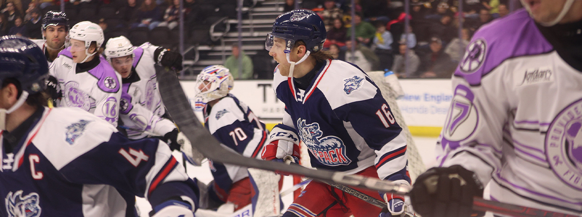 JAKE LESCHYSHYN EXTENDS SCORING STREAK, BUT WOLF PACK FALL 5-2 TO BRUINS