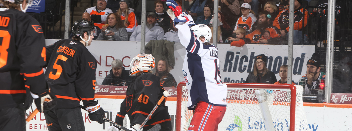 VICTOR MANCINI THE OVERTIME HERO AS WOLF PACK DOWN PHANTOMS 3-2