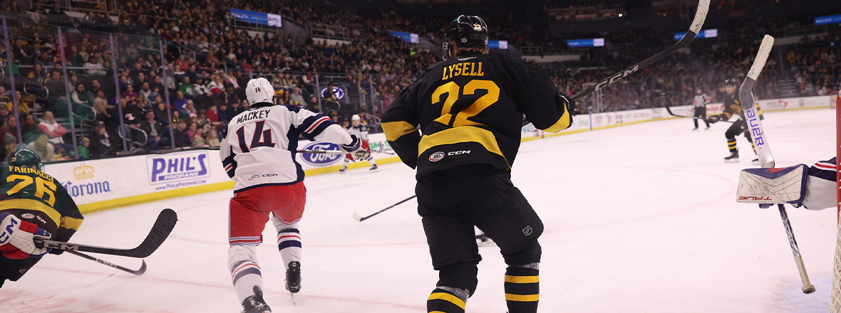 WOLF PACK LOSE 5-2 TO BRUINS