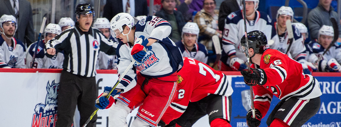 PRE-GAME REPORT: WOLF PACK WELCOME ICEHOGS TO TOWN FOR RARE HEAD-TO-HEAD MATCHUP