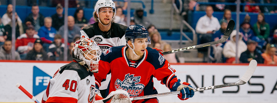 PRE-GAME REPORT: WOLF PACK MAKE LONE VISIT TO UTICA TO BATTLE COMETS