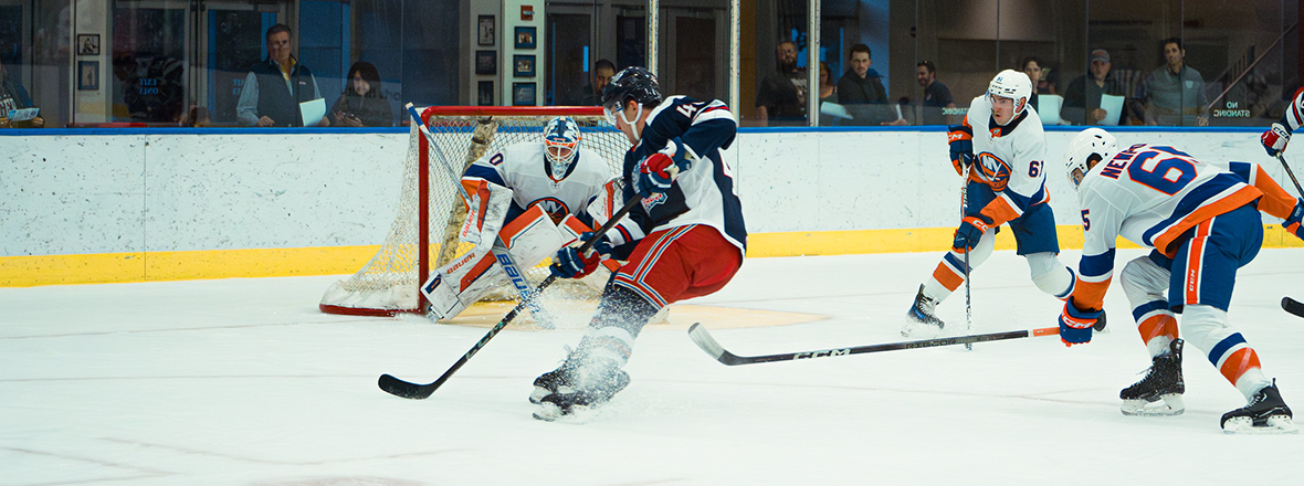 NATE SUCESE STRIKES LATE AS WOLF PACK DOWN ISLANDERS 5-4